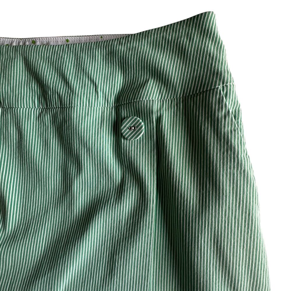 Swing Control Striped Golf Skort Womens Sz 16 Green Golf Tennis Sporty Skirt XL - Picture 3 of 10